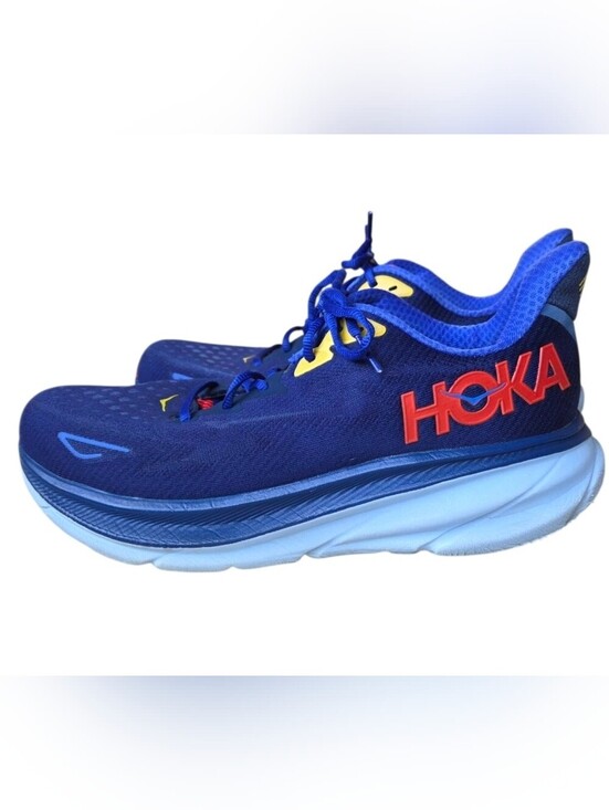 Hoka One One Other - Hoka One One Clifton 9 Bellwether Blue Running Shoes Mens Sz 10 2E